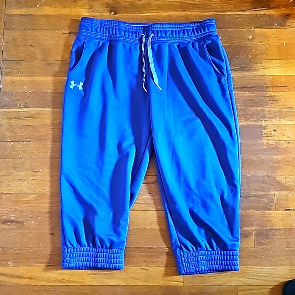Purple Under Armour Women's Capris